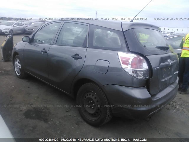 2T1KR32E76C590723 - 2006 TOYOTA COROLLA MATRIX XR GRAY photo 3