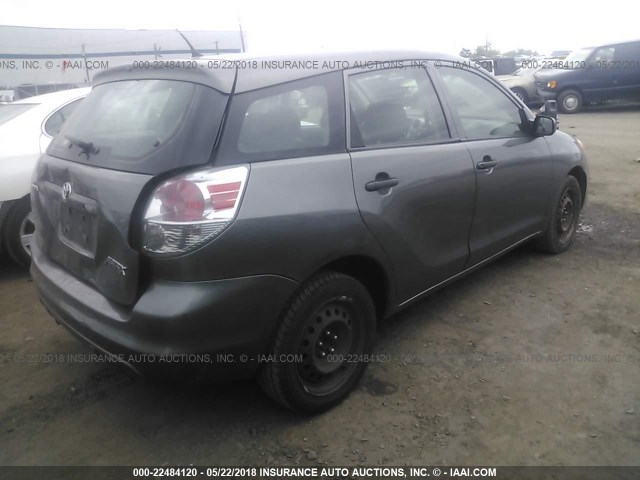 2T1KR32E76C590723 - 2006 TOYOTA COROLLA MATRIX XR GRAY photo 4