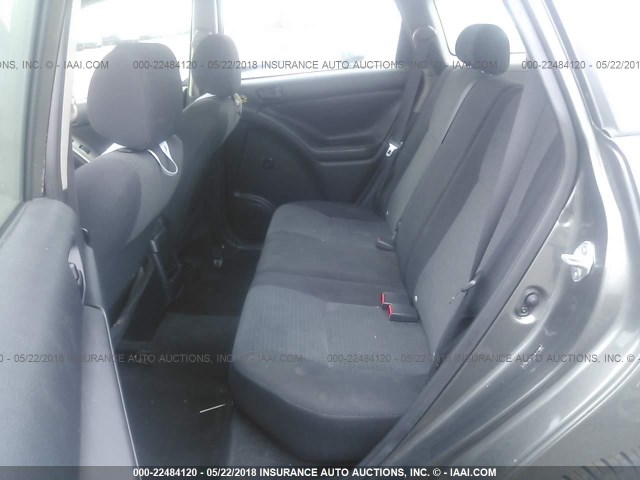 2T1KR32E76C590723 - 2006 TOYOTA COROLLA MATRIX XR GRAY photo 8