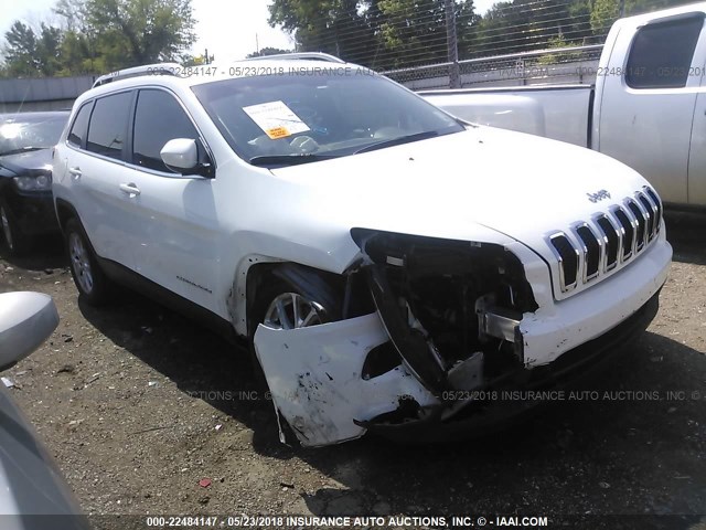 1C4PJLCB2HW502785 - 2017 JEEP CHEROKEE LATITUDE WHITE photo 1