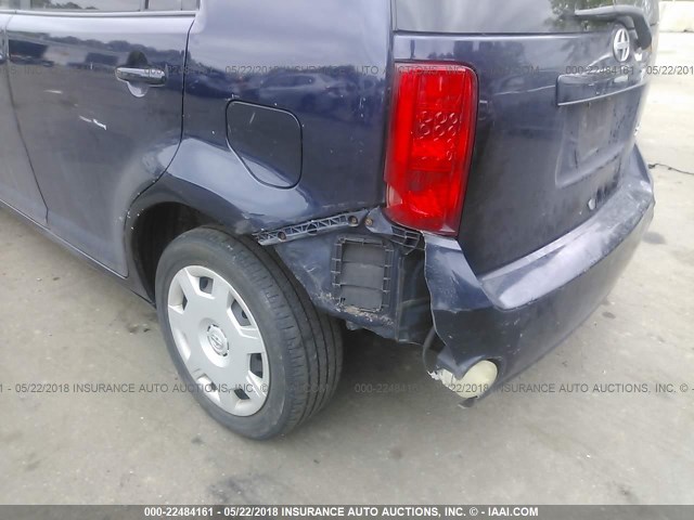 JTLKE50E081048885 - 2008 TOYOTA SCION XB შავი ფოტო 6