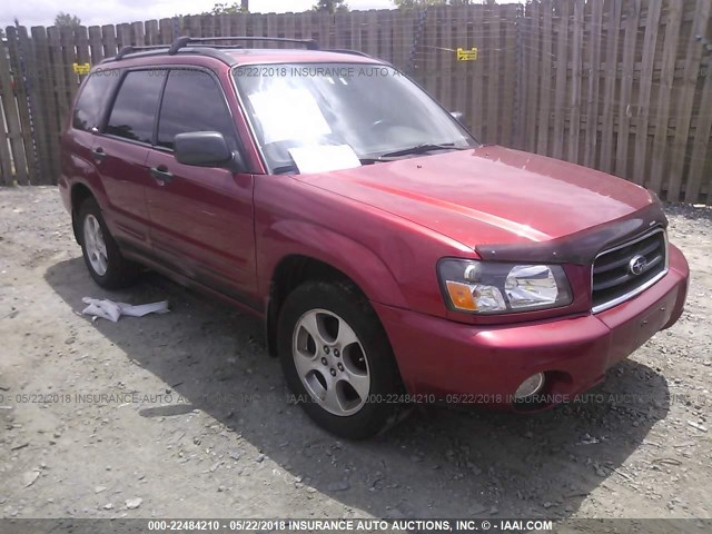 JF1SG65633H725821 - 2003 SUBARU FORESTER 2.5XS RED photo 1