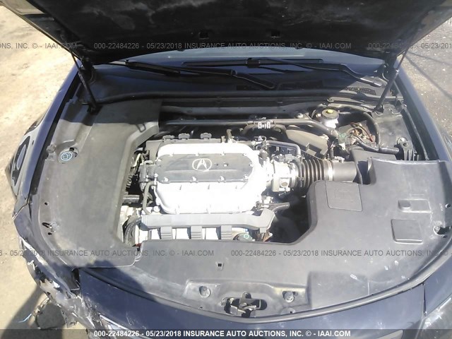 19UUA9F51EA000890 - 2014 ACURA TL TECH BLACK photo 10