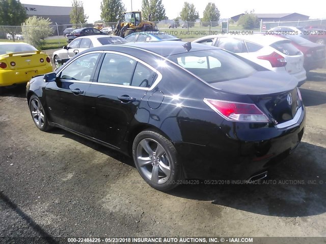 19UUA9F51EA000890 - 2014 ACURA TL TECH BLACK photo 3