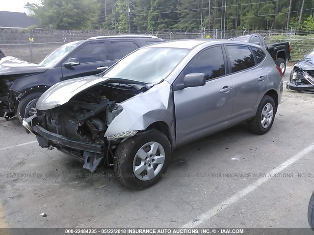 JN8AS58T39W325220 - 2009 NISSAN ROGUE S/SL GRAY photo 2