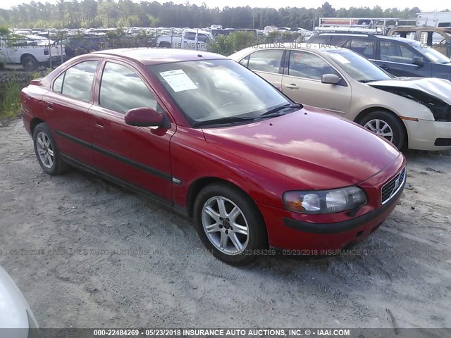 YV1RS58D112075053 - 2001 VOLVO S60 2.4T RED photo 1