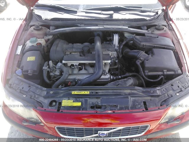 YV1RS58D112075053 - 2001 VOLVO S60 2.4T RED photo 10