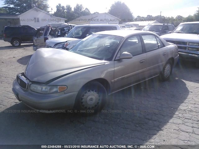 2G4WY55J6Y1347345 - 2000 BUICK CENTURY LIMITED/2000 GOLD photo 2