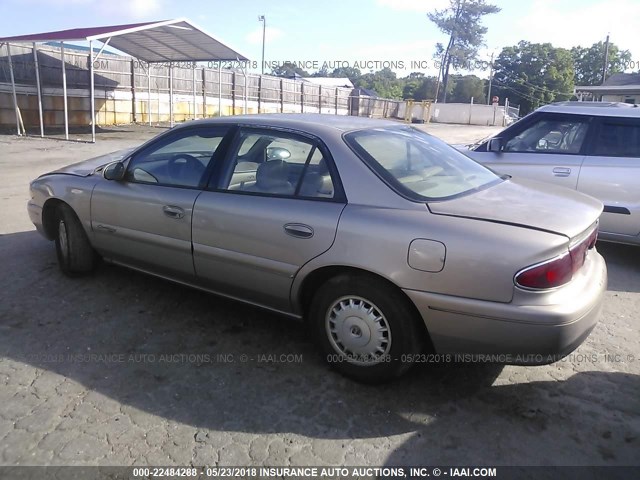 2G4WY55J6Y1347345 - 2000 BUICK CENTURY LIMITED/2000 GOLD photo 3