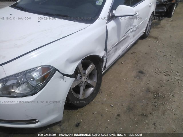1G1ZC5EU9BF116507 - 2011 CHEVROLET MALIBU 1LT 白色 照片 6