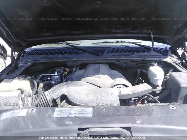 1GYEK63N05R149483 - 2005 CADILLAC ESCALADE LUXURY შავი ფოტო 10