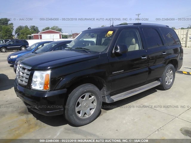 1GYEK63N05R149483 - 2005 CADILLAC ESCALADE LUXURY BLACK photo 2