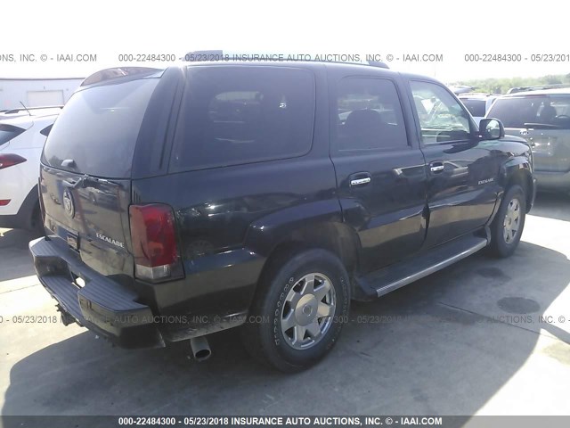 1GYEK63N05R149483 - 2005 CADILLAC ESCALADE LUXURY შავი ფოტო 4