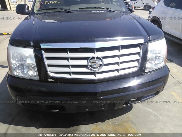 1GYEK63N05R149483 - 2005 CADILLAC ESCALADE LUXURY შავი ფოტო 6
