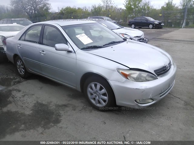 JTDBF30K730149195 - 2003 TOYOTA CAMRY LE/XLE SILVER photo 1