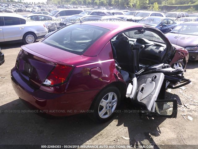 1G8AJ55F26Z166126 - 2006 SATURN ION LEVEL 2 Qırmızı foto 4