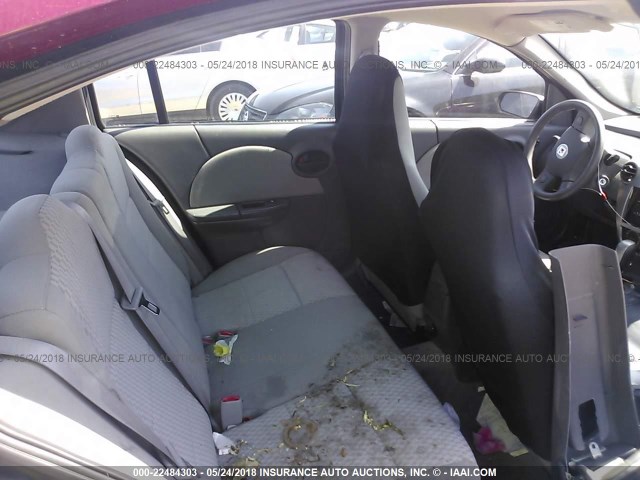 1G8AJ55F26Z166126 - 2006 SATURN ION LEVEL 2 Qırmızı foto 8