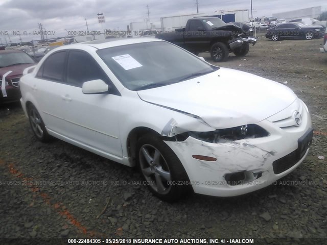 1YVHP80C285M17099 - 2008 MAZDA 6 I WHITE photo 1