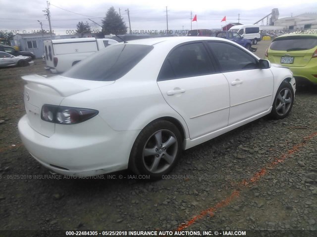 1YVHP80C285M17099 - 2008 MAZDA 6 I WHITE photo 4