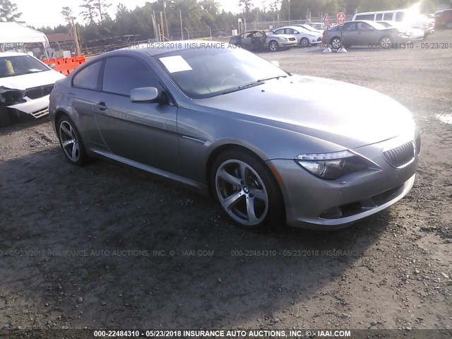 WBAEA53558CV90243 - 2008 BMW 650 I ნაცრისფერი ფოტო 1