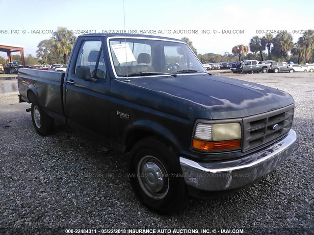 1FTEF25Y4RNB16185 - 1994 FORD F250 GREEN photo 1