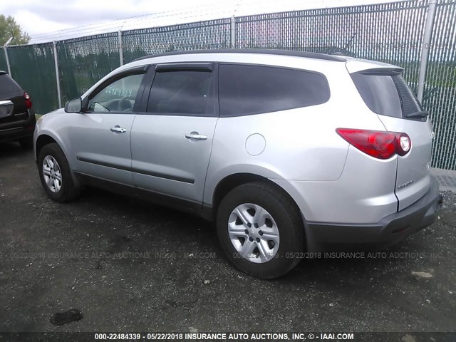 1GNER13D19S110791 - 2009 CHEVROLET TRAVERSE LS GRAY photo 3