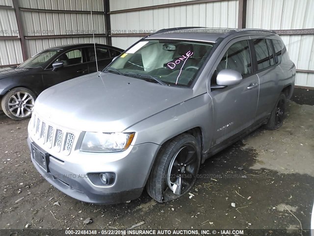 1C4NJDEB9GD685705 - 2016 JEEP COMPASS LATITUDE ნაცრისფერი ფოტო 6