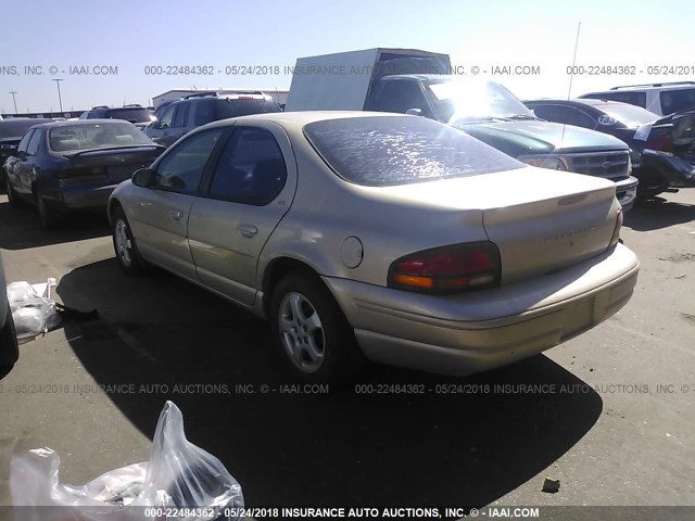 1B3EJ56H4YN180189 - 2000 DODGE STRATUS ES GOLD photo 3