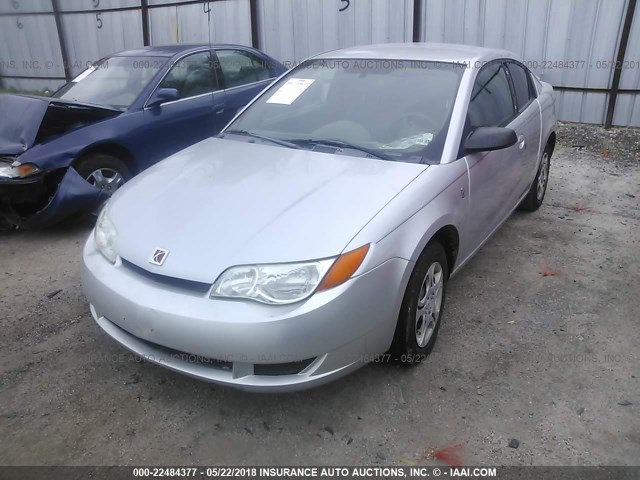 1G8AM12F54Z188140 - 2004 SATURN ION LEVEL 2 SILVER photo 2