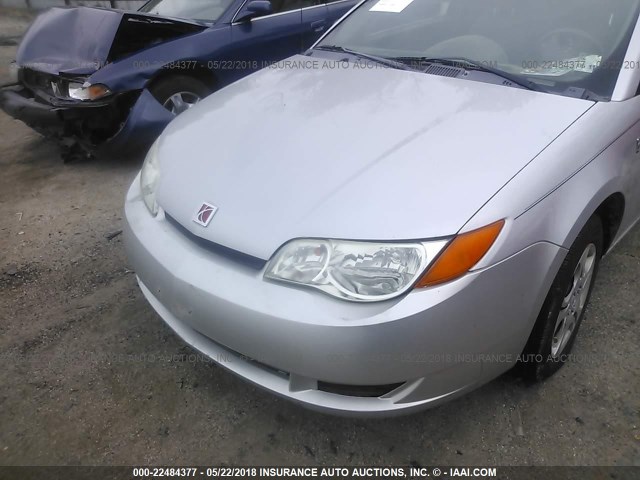 1G8AM12F54Z188140 - 2004 SATURN ION LEVEL 2 SILVER photo 6