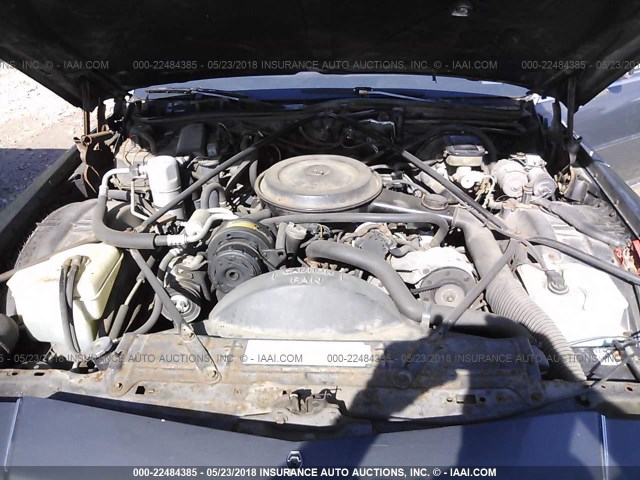 1G6DW51Y9H9751156 - 1987 CADILLAC BROUGHAM GRAY photo 10