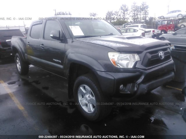 3TMKU4HN3CM031250 - 2012 TOYOTA TACOMA DBL CAB PRERUNNER LNG BED GRAY photo 1