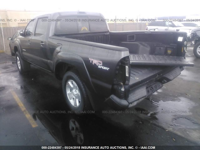 3TMKU4HN3CM031250 - 2012 TOYOTA TACOMA DBL CAB PRERUNNER LNG BED GRAY photo 3