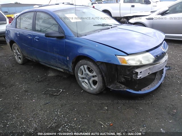 1G8AK52F14Z102724 - 2004 SATURN ION LEVEL 3 BLUE photo 1