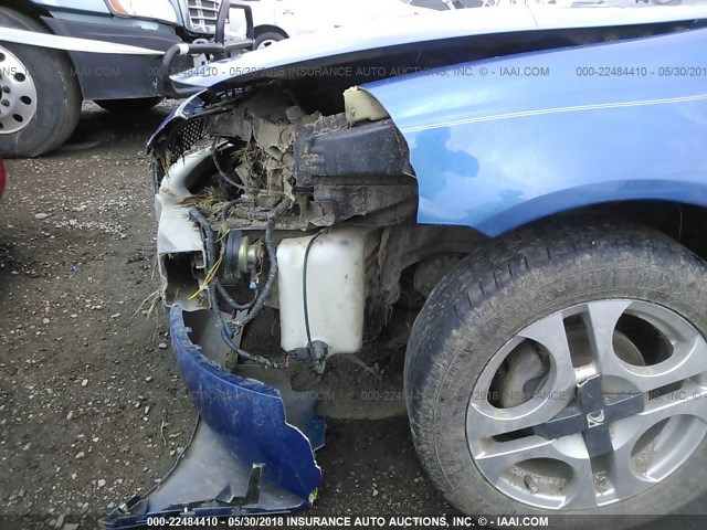 1G8AK52F14Z102724 - 2004 SATURN ION LEVEL 3 BLUE photo 6