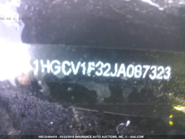 1HGCV1F32JA087323 - 2018 HONDA ACCORD SPORT 灰色 照片 9