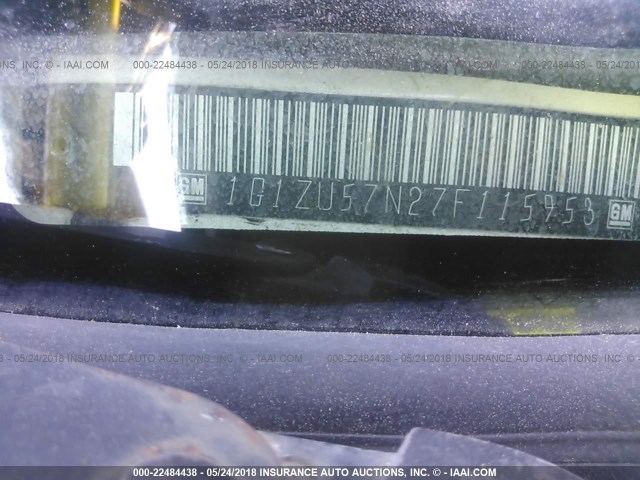 1G1ZU57N27F115953 - 2007 CHEVROLET MALIBU LTZ 白色 照片 9