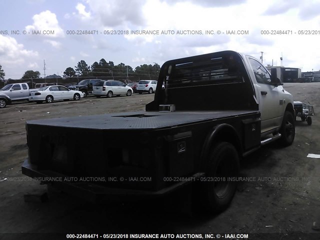 3C63DRAL1CG129161 - 2012 DODGE RAM 3500 ST WHITE photo 4