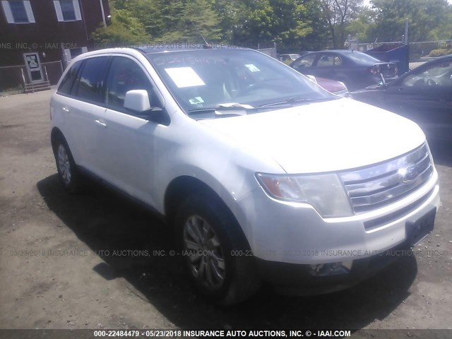 2FMDK4JC3ABA42248 - 2010 FORD EDGE SEL WHITE photo 1