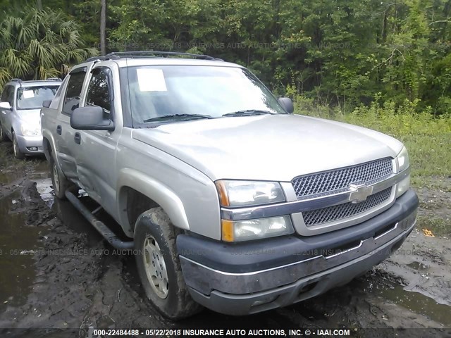 3GNEC12T44G200186 - 2004 CHEVROLET AVALANCHE C1500 SILVER photo 1