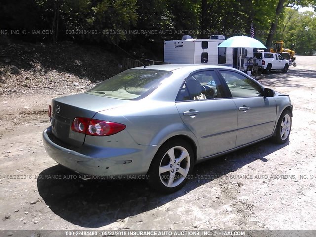 1YVFP80C055M41940 - 2005 MAZDA 6 I GREEN photo 4