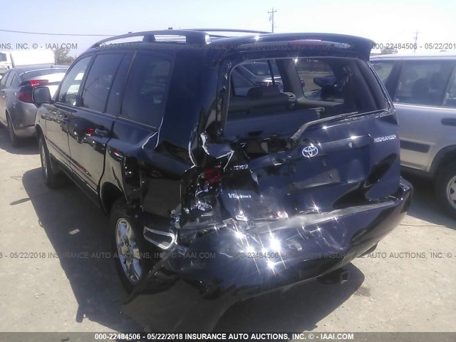 JTEEP21A870231576 - 2007 TOYOTA HIGHLANDER SPORT/LIMITED BLACK photo 3