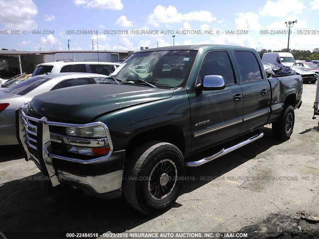 1GCHC23U11F164490 - 2001 CHEVROLET SILVERADO C2500 HEAVY DUTY GREEN photo 2