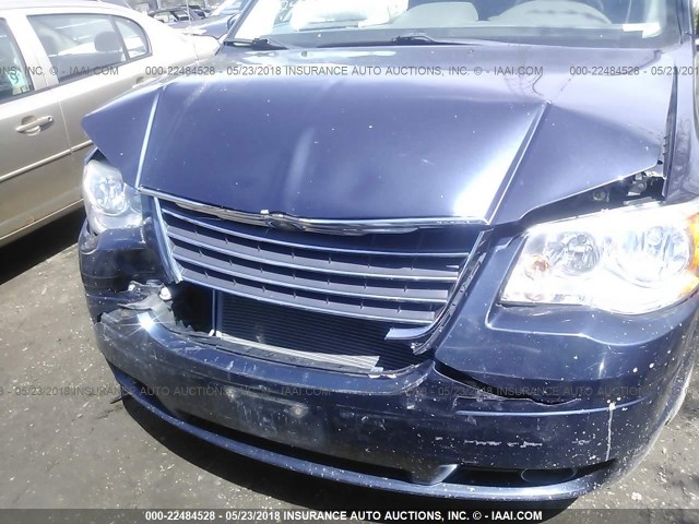 2A8HR54P68R776527 - 2008 CHRYSLER TOWN & COUNTRY TOURING SILVER photo 6