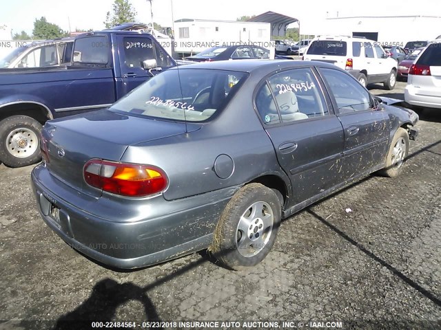1G1NE52J73M661248 - 2003 CHEVROLET MALIBU LS 灰色 照片 4