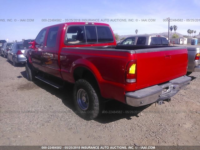 1FTSW31F73EA30809 - 2003 FORD F350 SRW SUPER DUTY RED photo 3