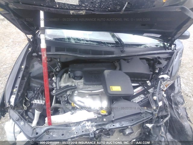 4T1BF1FK0CU012955 - 2012 TOYOTA CAMRY SE/LE/XLE BLACK photo 10