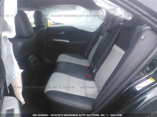 4T1BF1FK0CU012955 - 2012 TOYOTA CAMRY SE/LE/XLE BLACK photo 8