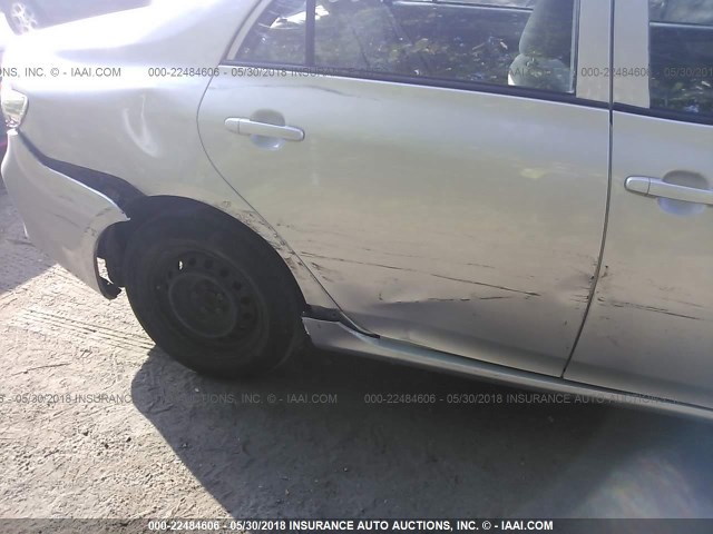 1NXBU4EE7AZ349347 - 2010 TOYOTA COROLLA S/LE/XLE SILVER photo 6