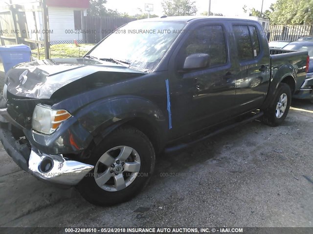 1N6AD0ER9BC447974 - 2011 NISSAN FRONTIER S/SV/SL/PRO-4X GRAY photo 2